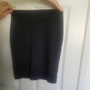 Black pencil skirt